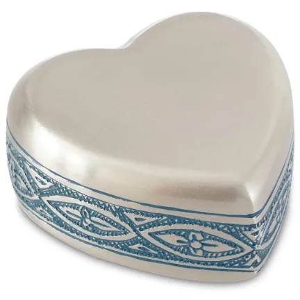 Delphia Wings Heart Keepsake Urn