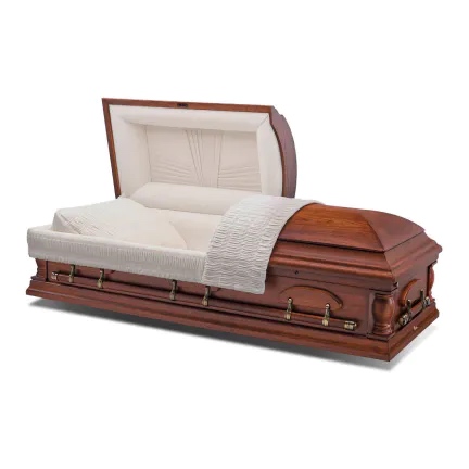 Woodhaven Pecan casket